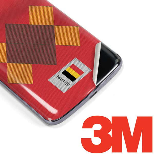 Belgium Soccer Flag Moto E5 Plus Skin